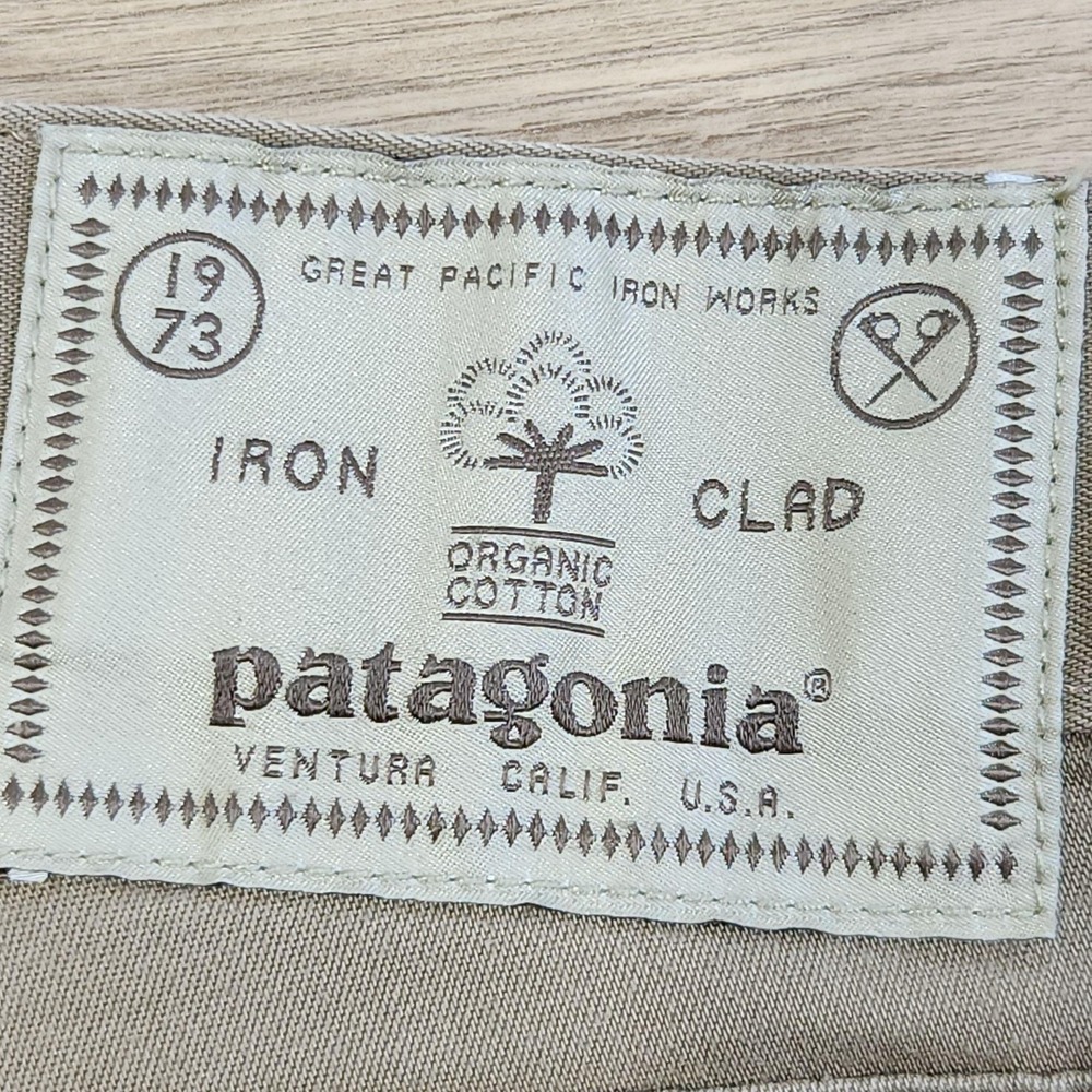 Patagonia Iron Clad Twill Jeans Mens 34x32 Straight Organic Cotton Workwear - Picture 9 of 10